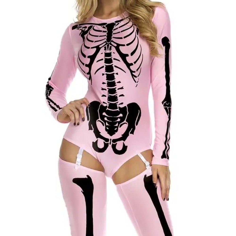 Bone Collector Sexy Skeleton Halloween Costume Brand New without Tags
